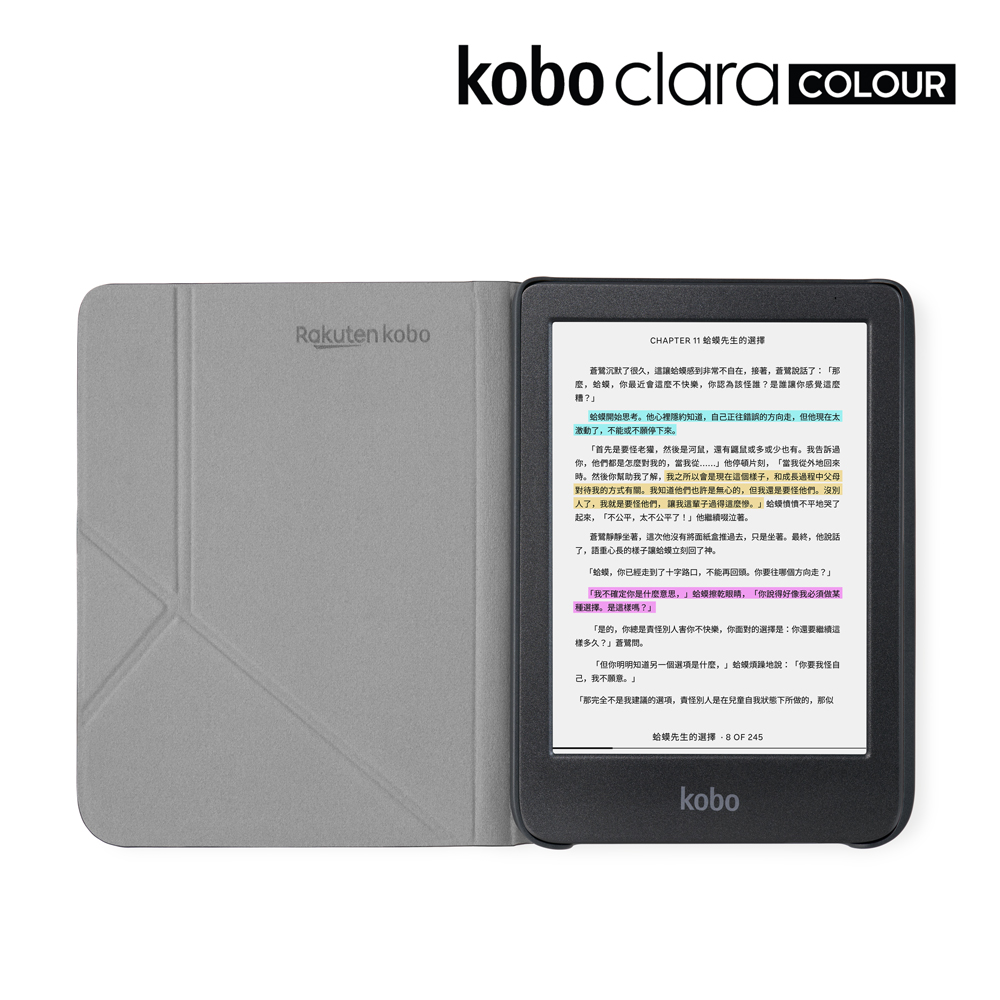 Rakuten Kobo - Clara Colour/BW Black SleepCover Case | DCH Living