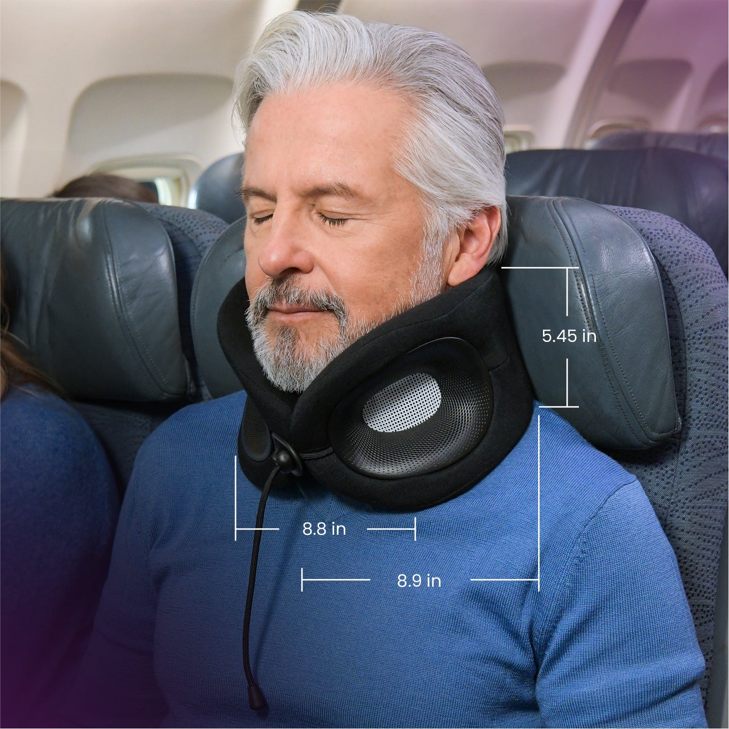 Cabeau - Evolution X Neck Pillow (Black/White) EVOX6458 | DCH Living