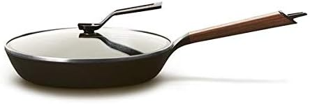 Vermicular - Enameled Cast Iron Frying Pan with Lid - 26cm (Walnut