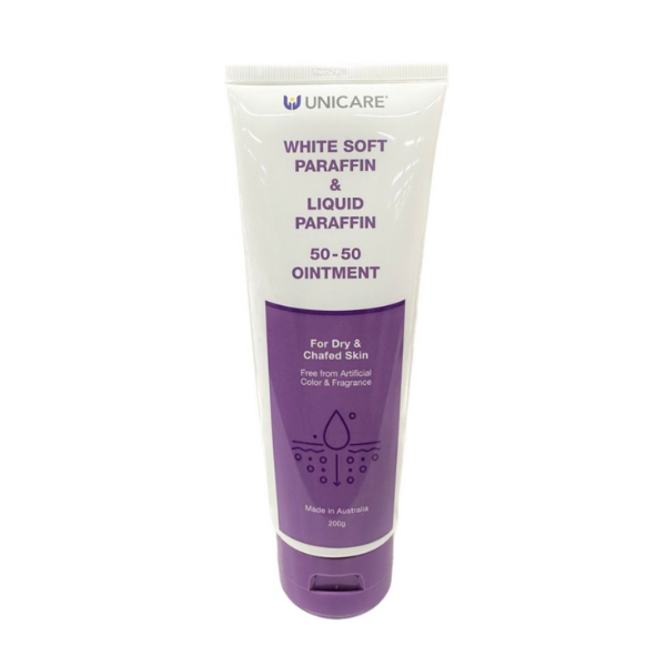 unicare-eczema-white-soft-paraffin-liquid-paraffin-50-50-ointment-200g