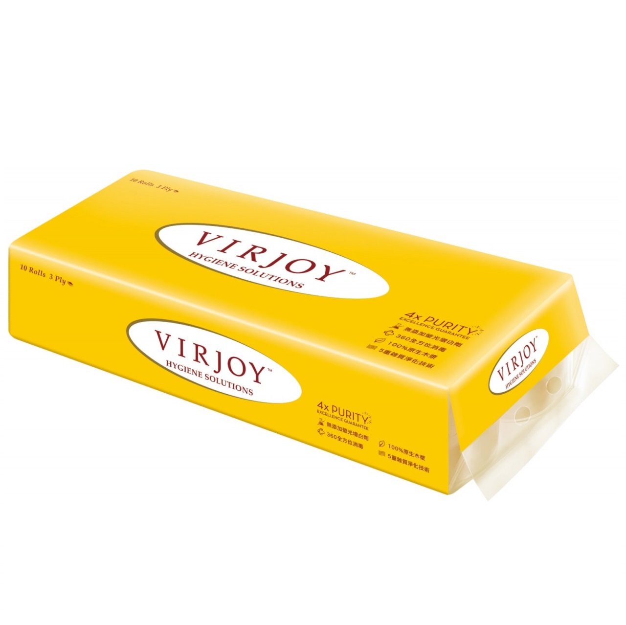 [Pre-order]Virjoy Best Deal 3-ply Toilet Tissue Roll 1pack 10 rolls ...